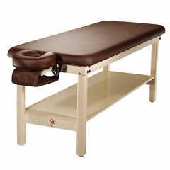 Salon Furniture Massage Table Wooden Frame Leg Massage Bed