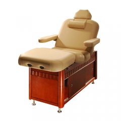 Super Luxury Backrest Wooden Salon Spa Beauty Bed | High Grade Massage Table