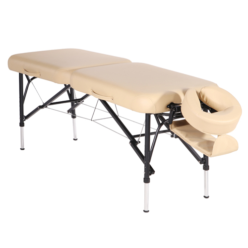 Alula Hedy Mini Alula Landmark Low Beige Color PU Upholstery Super Comfortable Aluminum Massage Table