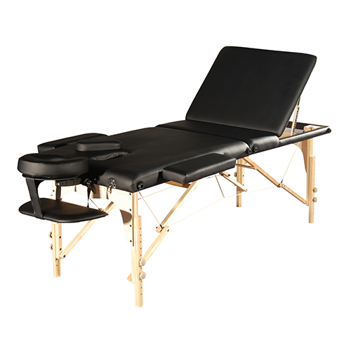 ETL57 3 Section Portable Massage Table With Backrest