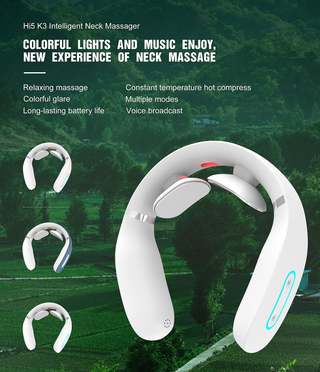 New product launch！Hi5 K3 Intelligent Neck Massager