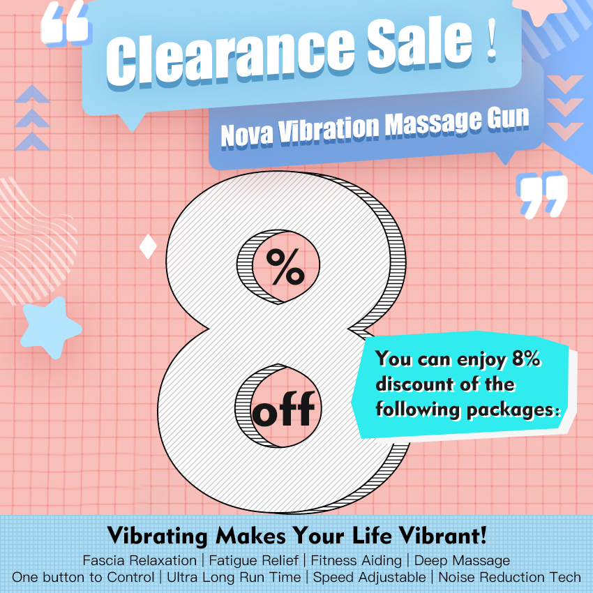 Clearance Sales Nova Vibrating Massage Gun