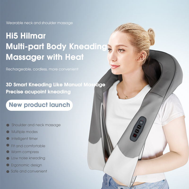 New product launch! Hi5 Hilmar Multi-part Body Kneading Massager with Heat