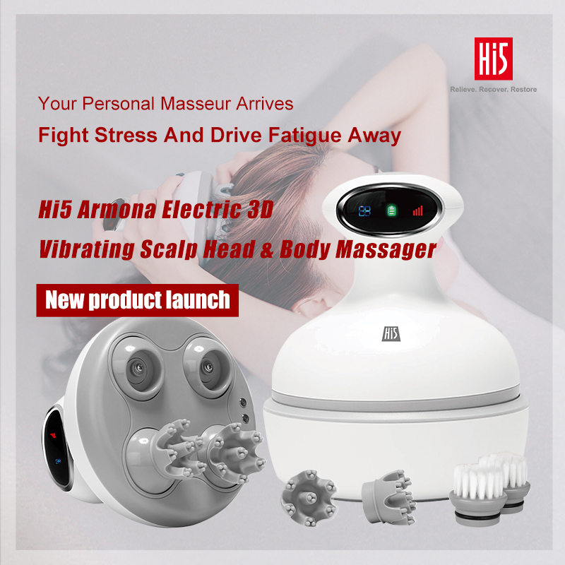 New Product Launch! Electric 3D Vibrating Scalp Head & Body Massager