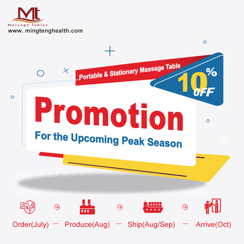 Massage Table Promotion for Upcoming Peak Season