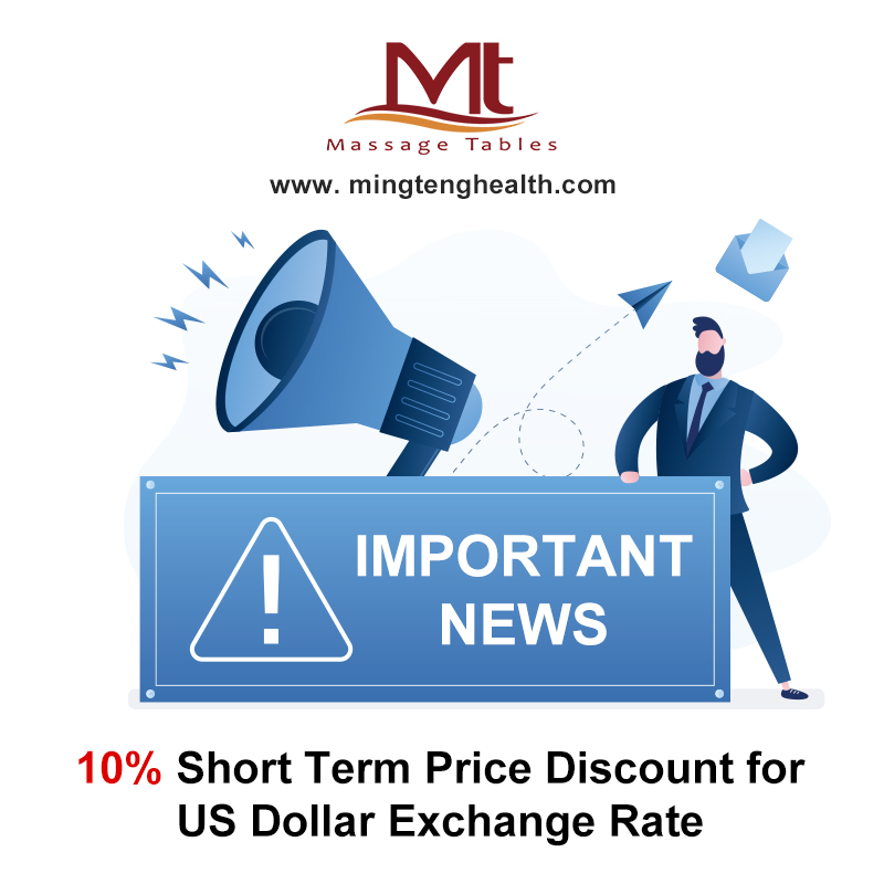 10% Short Term Price Discount for USD Exchange Rate