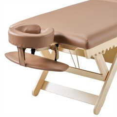 Boast Tilt Boast Flat Luxury Beauty Salon Furniture Wooden Spa Facial Bed Massage Bed Table