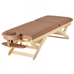 Boast Tilt Boast Flat Luxury Beauty Salon Furniture Wooden Spa Facial Bed Massage Bed Table