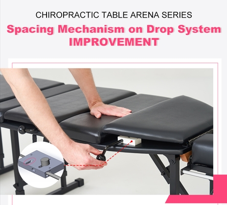 Arena Portable Chiropractic Table Manual Drop Table Upgradation