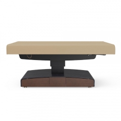 Vista Liftback Electric Spa Table with Drawer Walnut