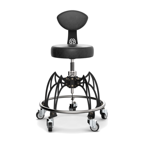 Dracula Count II Tattoo Stool with Backrest