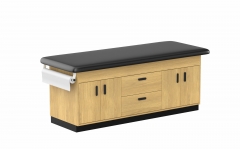 Cabinet Style Treatment Table with 2 Drawers & 4 Doors