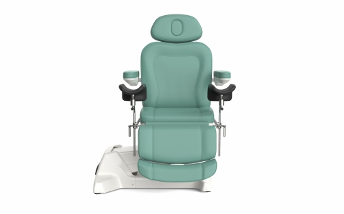 Luco-371B Electric Beauty Bed Gynecology OB GYN Stirrups Swivel Exam Chair