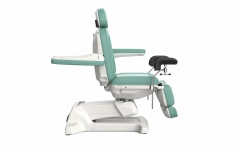 Luco-371B Electric Beauty Bed Gynecology OB GYN Stirrups Swivel Exam Chair