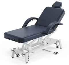 Echo 2 Section Salon Top Electric Lift Backrest Massage Table