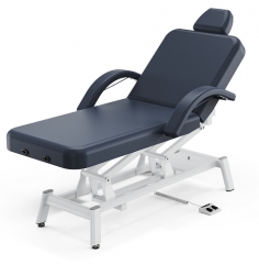 Echo 2 Section Salon Top Electric Lift Backrest Massage Table