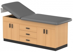 Clinic3 Cabinet Style Treatment Table with 3 Drawers 4 Doors