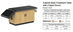 Clinic Cabinet Style Treatment Table with Footrest