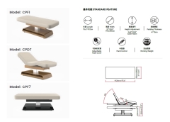 Princeton Flat Salon Top Electric Spa Table Massage Bed