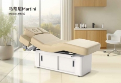 Martini Cabinet Storage Electric Spa Bed Lift Massage Table