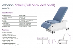 Athena Cabell Shrouded Base Hi-Lo Treatment Table