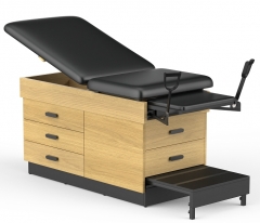 Clinic3-5005 GYN Exam Table Family Practice Exam Table With Stirrups/Storage Drawer