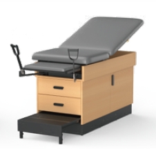 Clinic3-2115 GYN Exam Table Family Practice Exam Table With Stirrups/Storage Drawer
