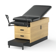 Clinic3-2115 GYN Exam Table Family Practice Exam Table With Stirrups/Storage Drawer