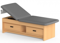 Wooden Kid Couch Recovery Couch Treatment Table with Backrest