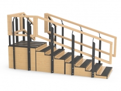 Convertible Rehab Staircase Training Stairs with Platform