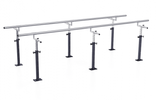 10' Floor Mounted Parallel Bars – Height & Width Adjustable | Clinical Grade