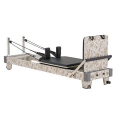 EcoBalance Series Artistic Fireproof Finishes Pilates Reformer Core Bed, China Manufacturer Supply, Professional Studio Home Pilates Training Machine Complete Accessories