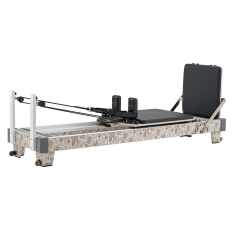 EcoBalance Series Artistic Fireproof Finishes Pilates Reformer Core Bed, China Manufacturer Supply, Professional Studio Home Pilates Training Machine Complete Accessories