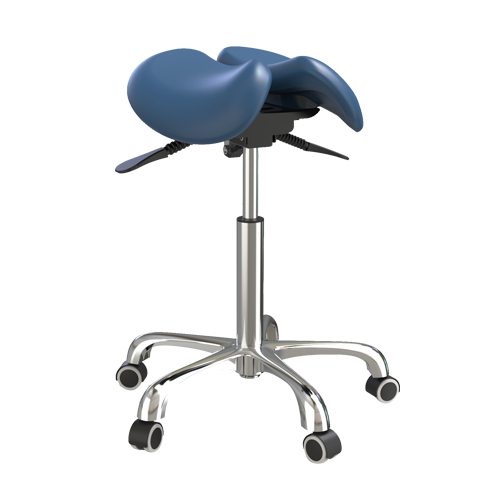 MS13D-2 Ergonomic Rolling Saddle Stool