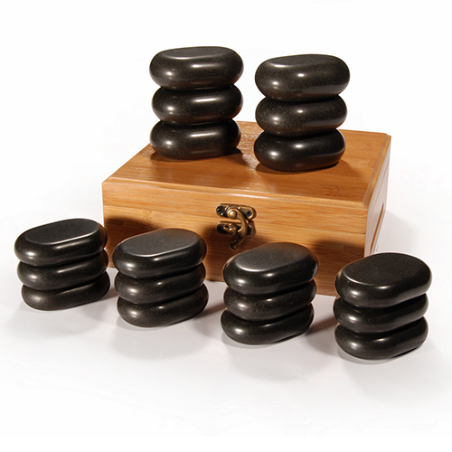 Hot Sale 18 Pcs Mini Body Massage Stone Set Beauty treatment Massage