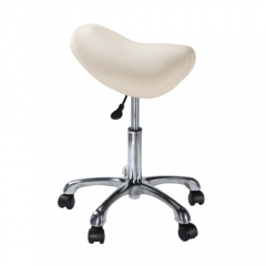 MS12-1 Saddle Stool with Chrome Base hydraulic saddle stool