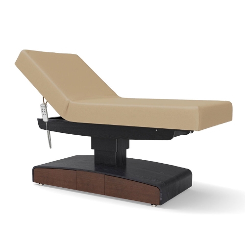 Vista Liftback Electric Spa Table with Drawer Walnut