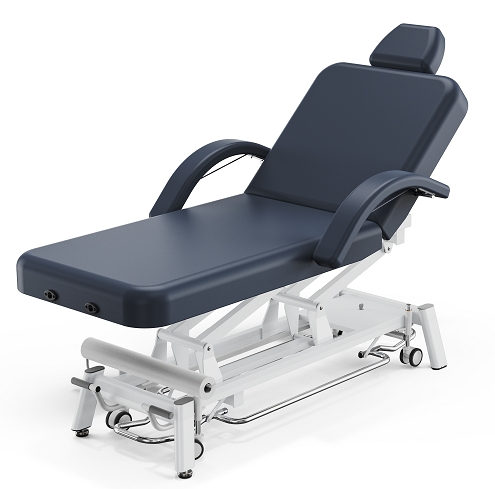 Echo 2 Section Salon Top Electric Lift Backrest Massage Table