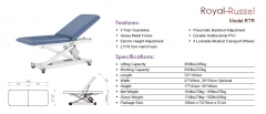 Royal Russel Backrest Lifting Electric Treatment Table Examination Couch