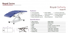 Royal Infinity 2 Motor 3 Section Electric Physical Therapy Treatment Table