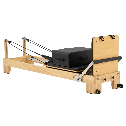 Studio Grade Fixed Oak Pilates Core Reformer, China Factory OEM Wholesale Custom Fitness Equipment
