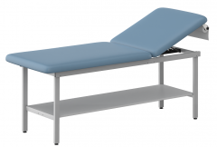 CLINIC-1 SERIES STEEL CONSTRUCTION TREATMENT TABLES WITH FULL SHELF