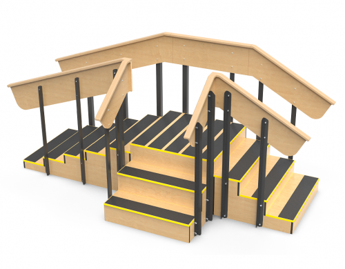 Professional 3-in-1 Training Staircase Manufacturer | Therapy & Gait Training Equipment