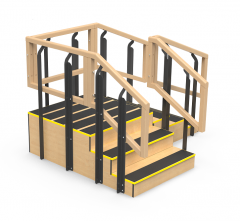 Convertible Space Saver Training Staircase | Professional Rehabilitation Stairs Manufacturer
