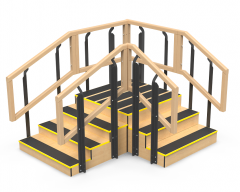 Convertible Space Saver Training Staircase | Professional Rehabilitation Stairs Manufacturer