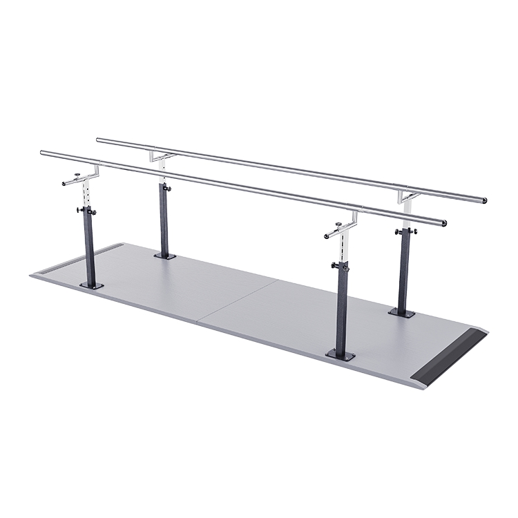 Factory Wholesale 7'/84'' Height & Width Adjustable Parallel Bars, Heavy Duty Clinical Gait Training Equipment for Rehabilitation Hospitals & Physio Centers
